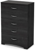 Furniture Step One 5-Drawer Chest, Pure White.1 pcs