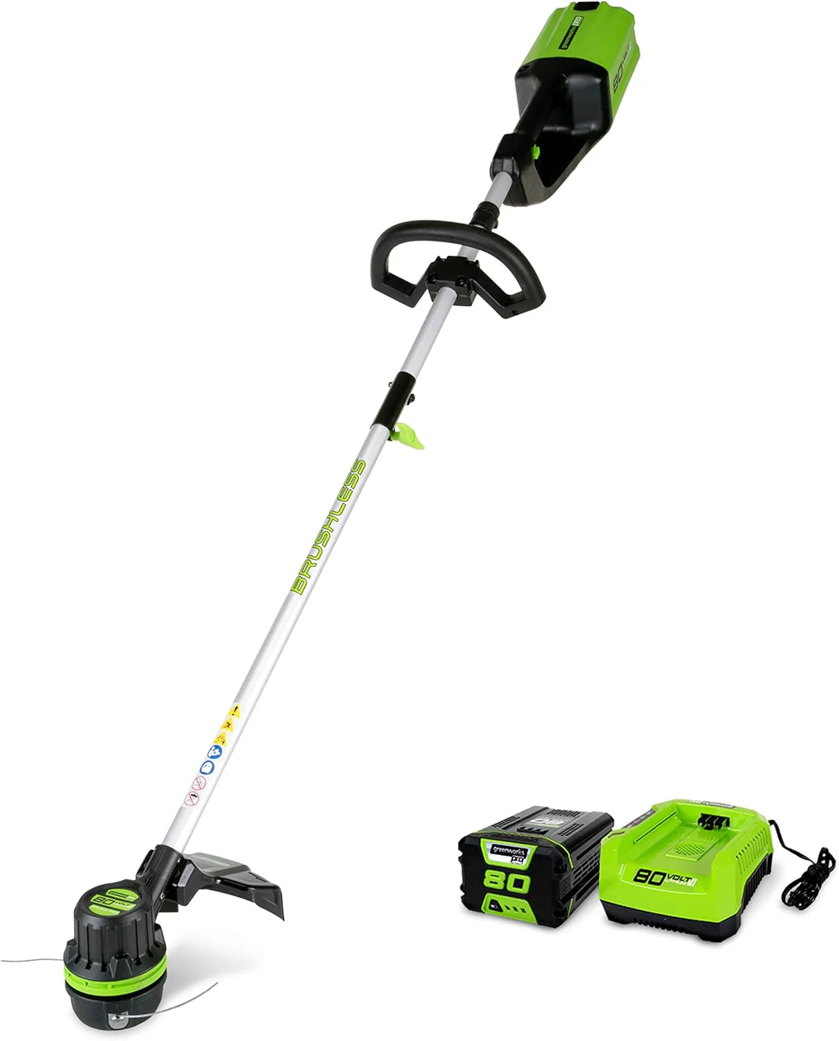 16" 80V Cordless String Trimmer (Attachment Capable), Battery Not Included1 pcs