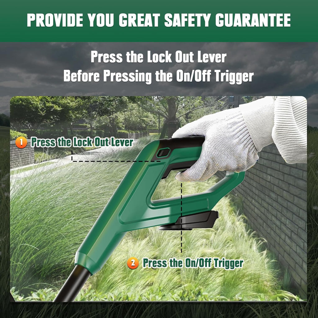 Cordless Lawn Edger Compatible with Makita 18V Battery(Tool Only), 2 in 1 Grass Edger & Trencher for Landscaping, Lawns and Sidewalk1 pcs