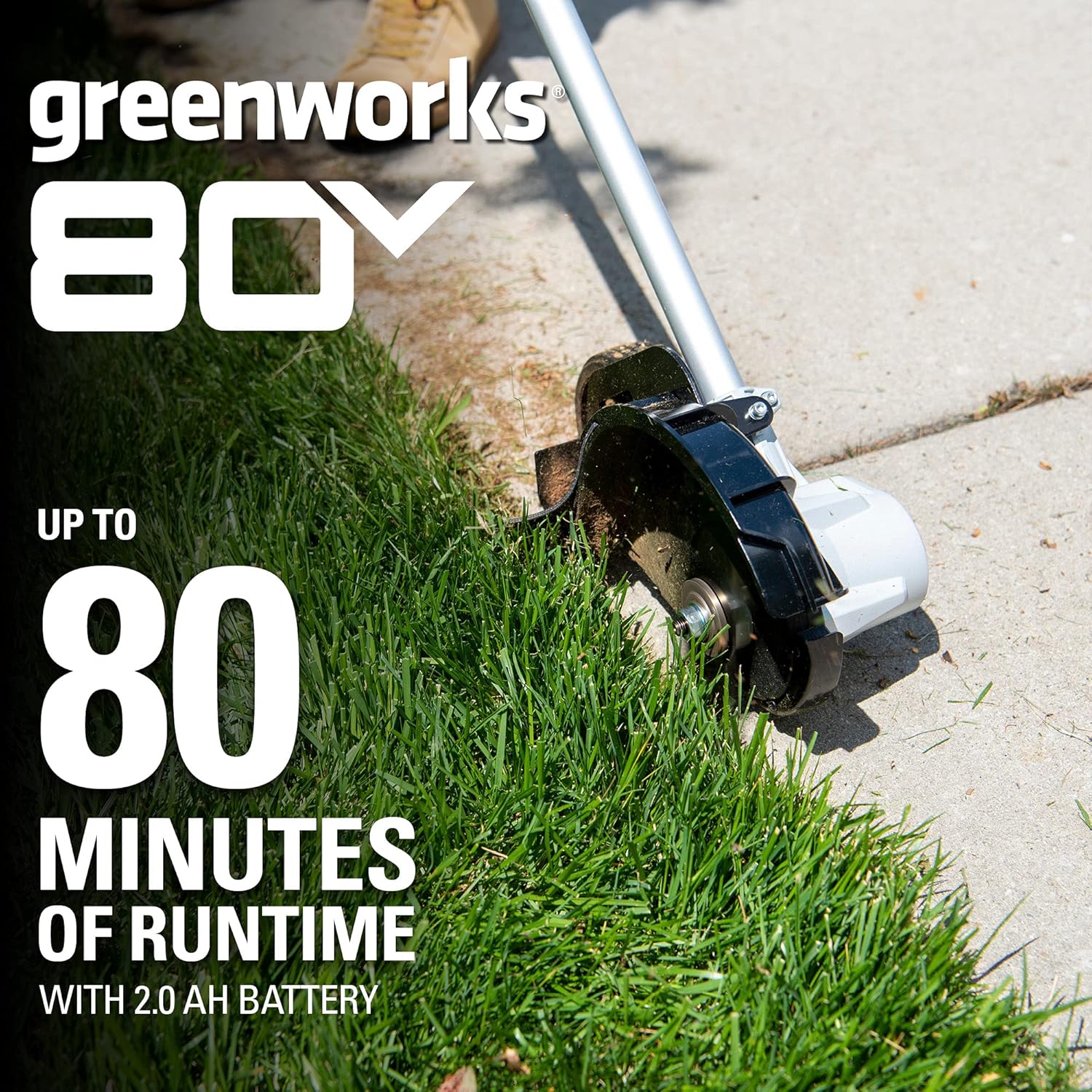 80V 8" Brushless Edger, Battery and Charge Not Included1 pcs