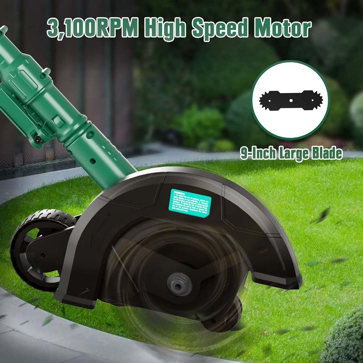 Cordless Lawn Edger Compatible with Makita 18V Battery(Tool Only), 2 in 1 Grass Edger & Trencher for Landscaping, Lawns and Sidewalk1 pcs