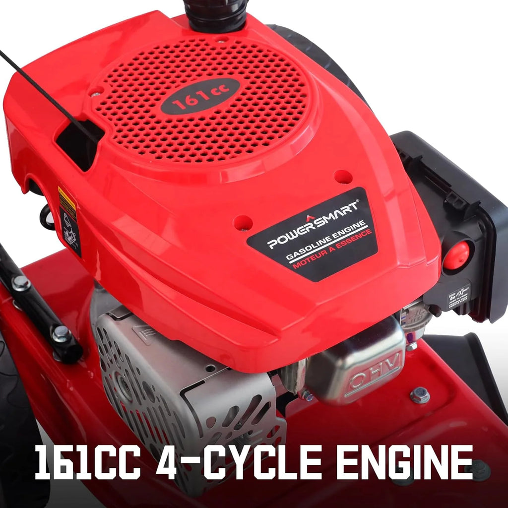 Walk Behind String Trimmer Mower, 22-Inch 161cc 4-Stroke Engine with High Wheel1 pcs