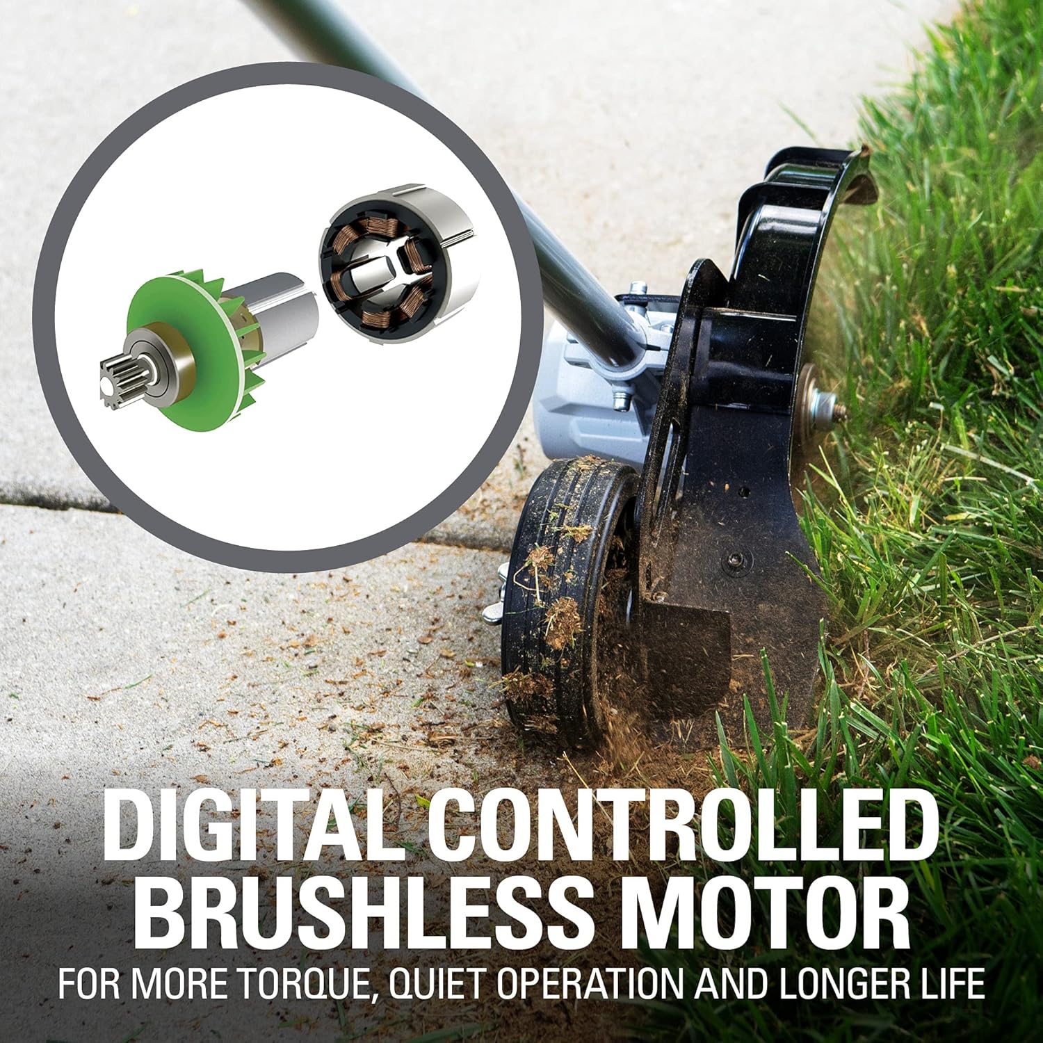 80V 8" Brushless Edger, Battery and Charge Not Included1 pcs