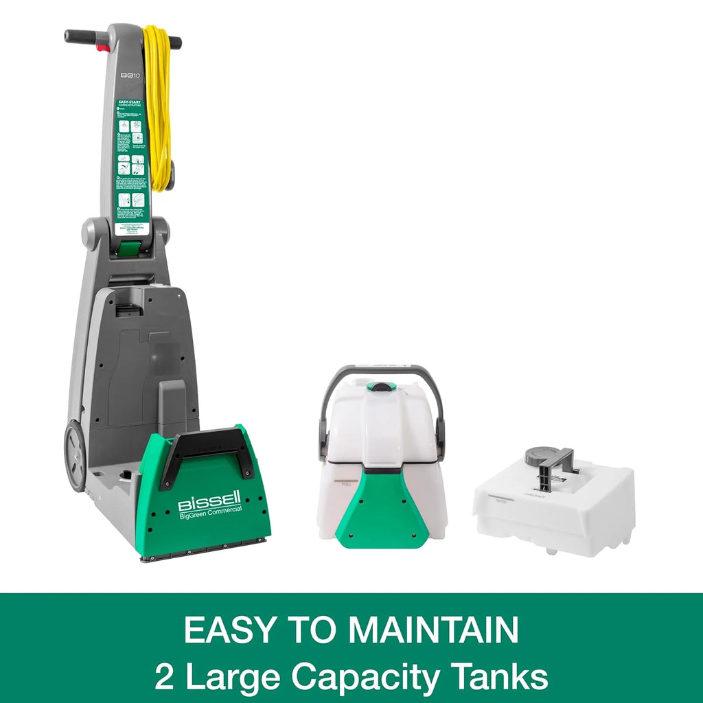 Bissell BigGreen Commercial BG10 Deep Cleaning 2 Motor Extractor Machine1 pcs