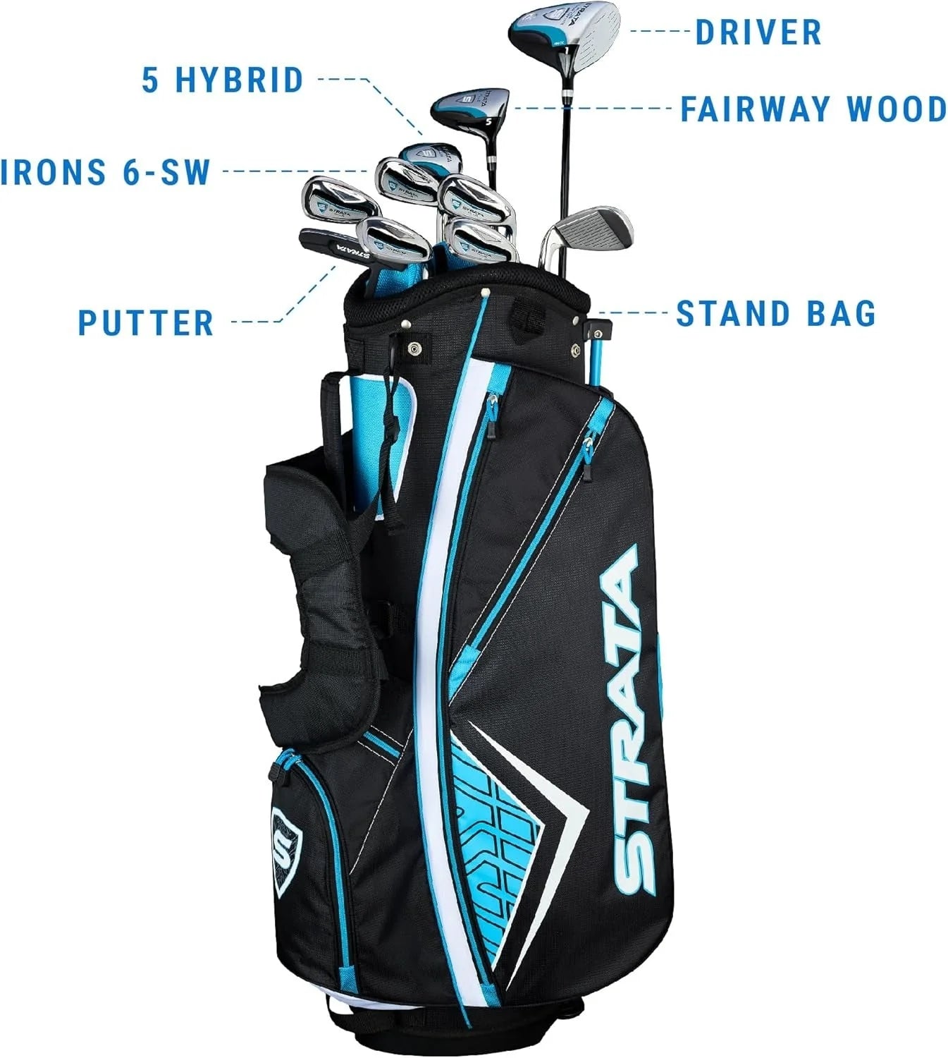 Callaway Strata Women's Racket Set, Complete Set
