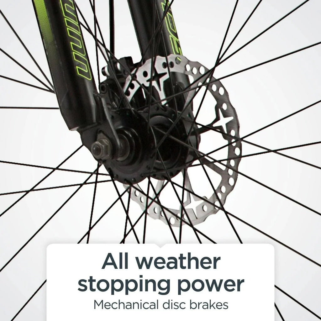 Mountain bike. 26-inch wheels. 21 gears. Men's model. Black.
