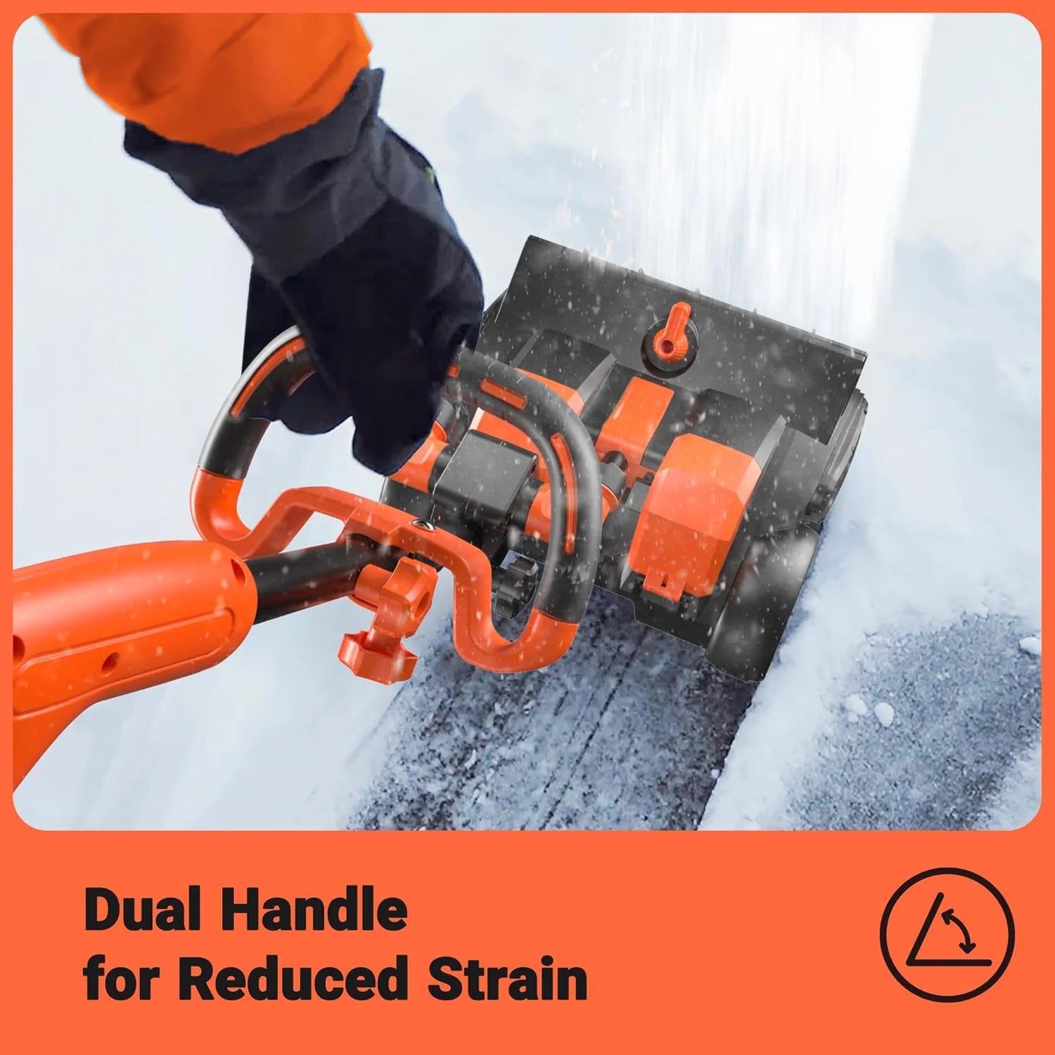 Cordless Snow Shovel with Wheels, 48V | 16-Inch | 4-Ah Brushless Cordless Snow Blower, Battery Snow Blower with Directional Plate & LED Lights (2 * 24V Battery & Dual Quick Charger Included)1 pcs