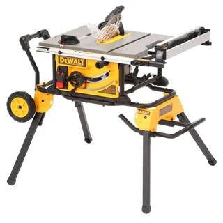 15 Amp Corded 10-inch Construction Site Table Saw with Rolling Stand DWE7491RS