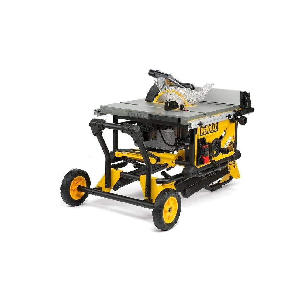 15 Amp Corded 10-inch Construction Site Table Saw with Rolling Stand DWE7491RS
