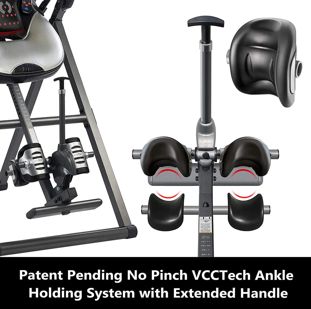 INNOVA HEALTH AND FITNESS ITM5900 Advanced Heat and Massage Inversion Table sgtnighsdesigns