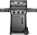 Graphite, Porcelain Enamel & Stainless, 3 Burner, Range Side Burner, Cast Iron Cooking Grids1 pcs