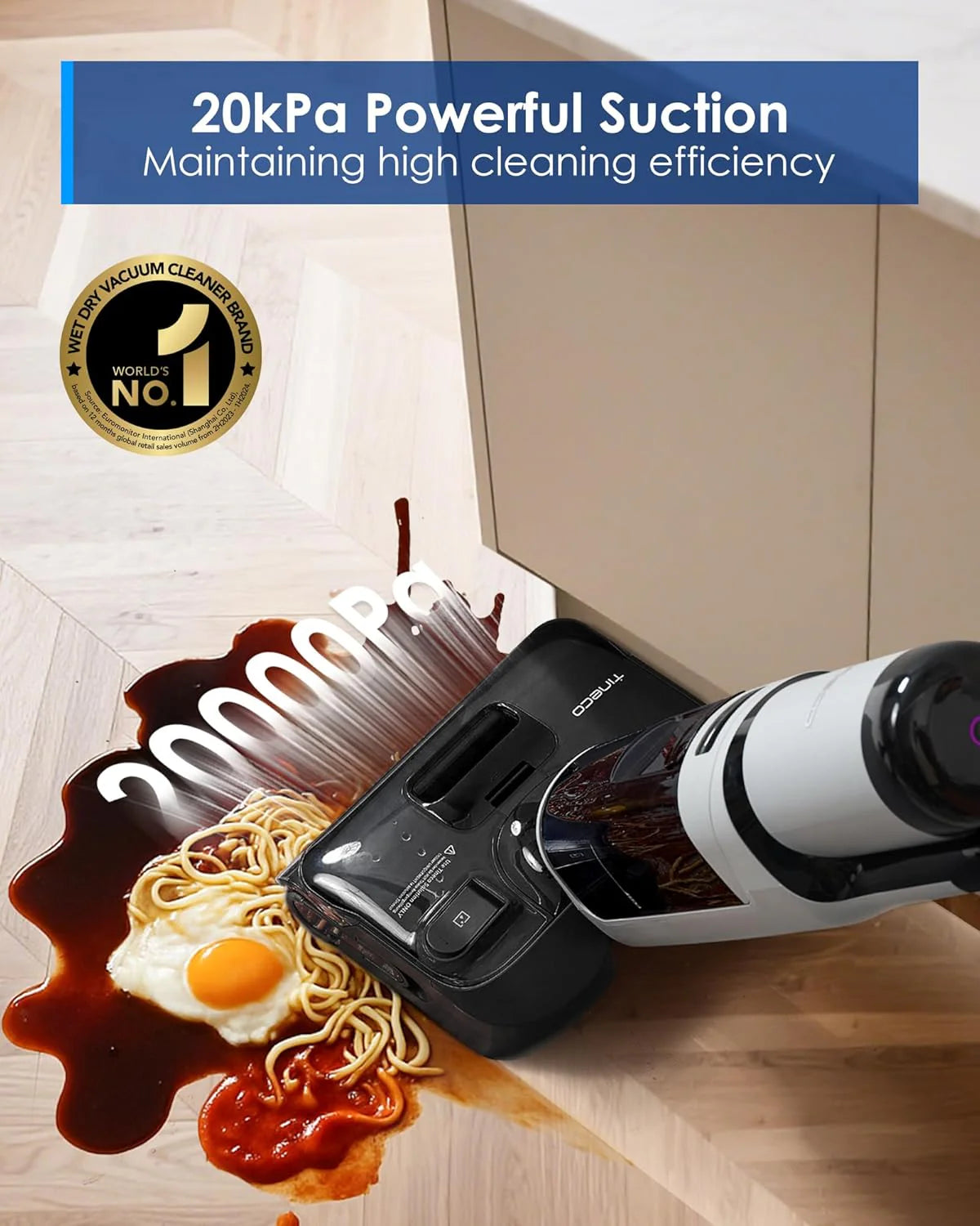Complete Wet Dry Vacuum Cordless Floor Cleaner and Mop One-Step Cleaning for Hard Floors1 pcs