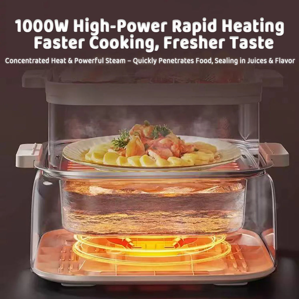 Hoper Layer Multifunctional Three-layer Stainless Steel Steamer AU Modeal