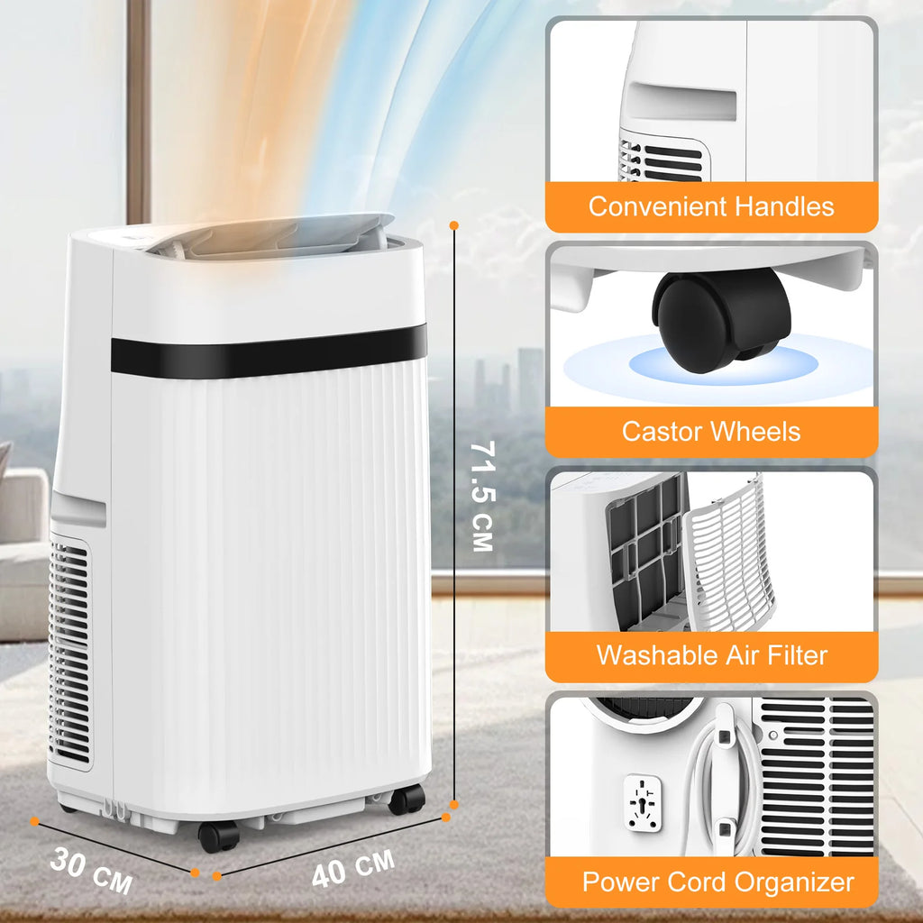 14000BTU - 4-in-1 Portable Air Conditioner