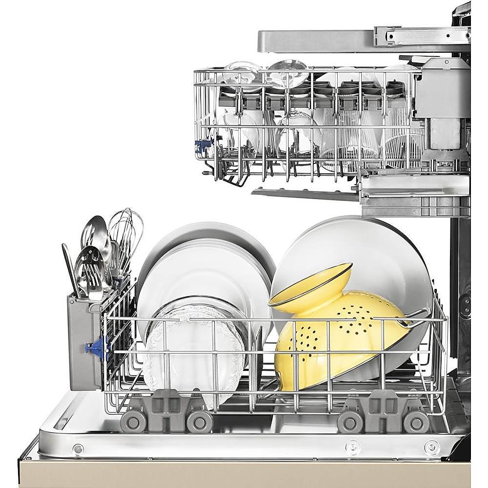 Whirlpool - 24" Tall Tub Built-In Dishwasher with Stainless Steel Tub - Sunset bronze