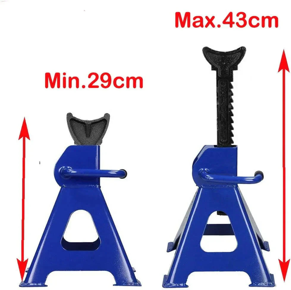 2T Floor Jack Car Trolley Jack Hydraulic Jack Quick Lift Jack with 2pcs Axle Stands 3 Ton