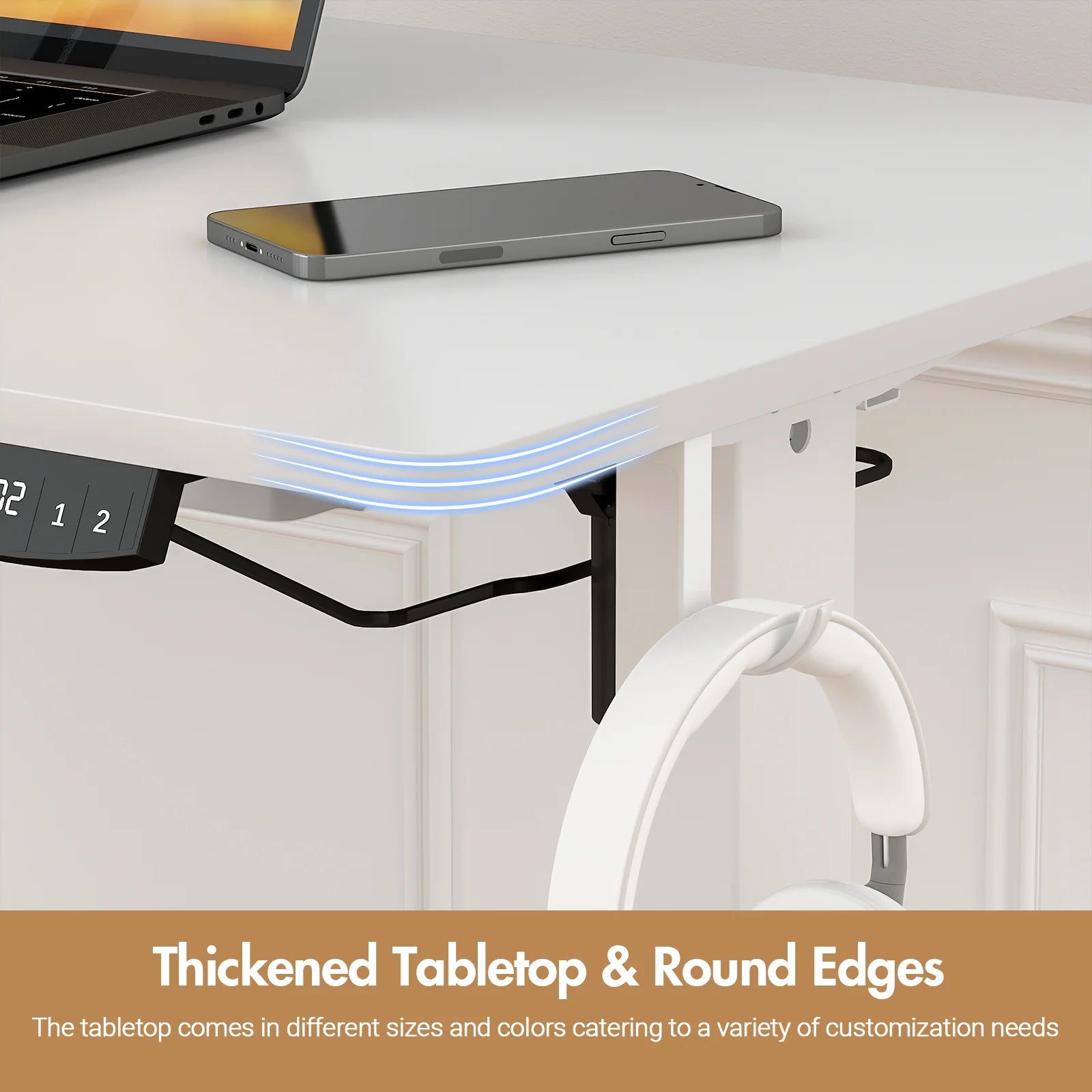 Electric Standing Desk Height Adjustable 100cm