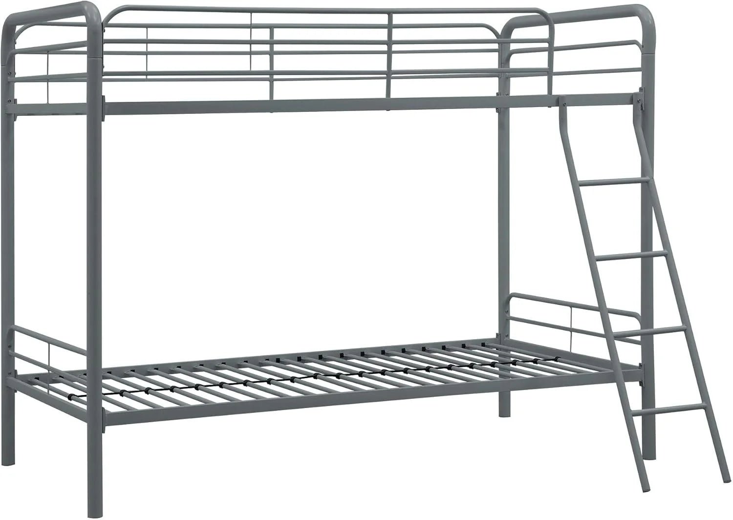 DHP Dusty Twin Over Full Metal Bunk Bed, Off White1 pcs