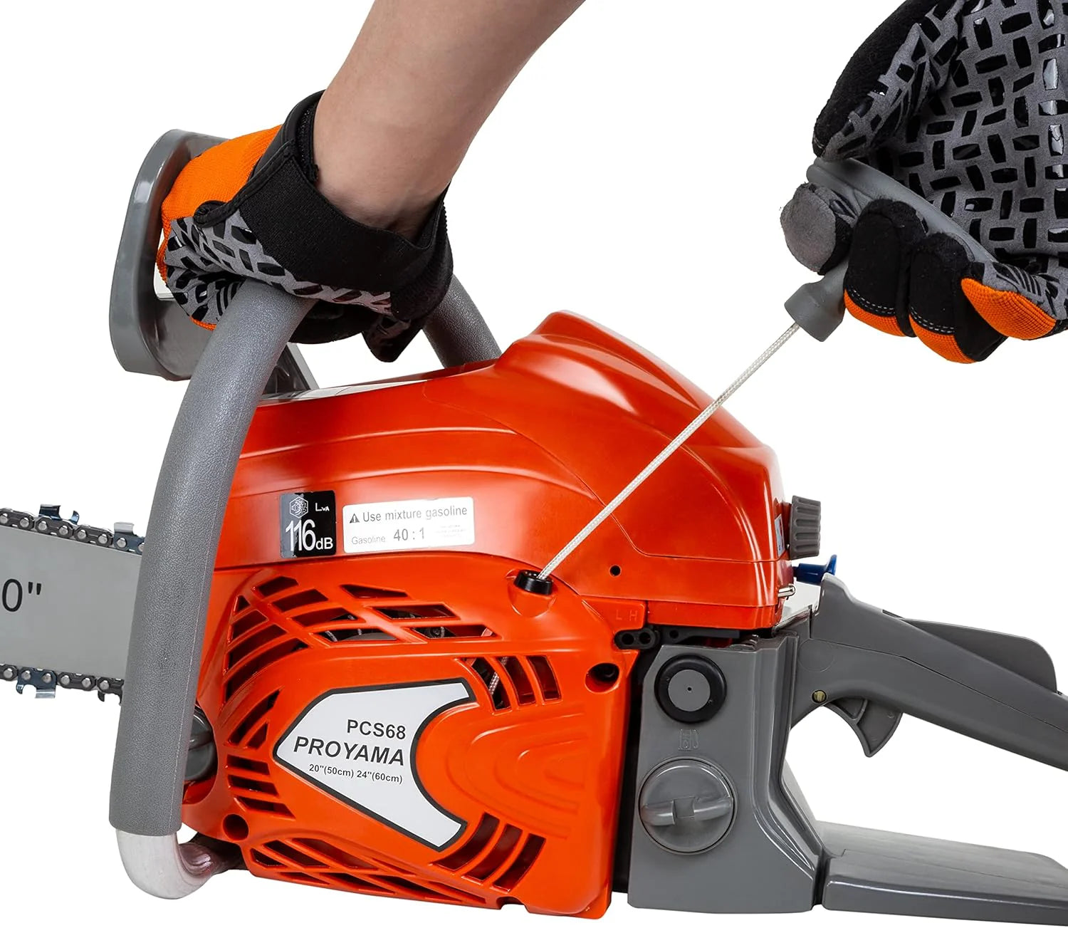 26CC 2-Cycle Top Handle Gas Powered Chainsaw 12 Inch Petrol Handheld Cordless Chain Saw for Tree Wood Cutting1 pcs
