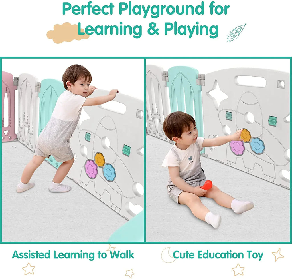 Baby Playpen Foldable Toddler Fence Room