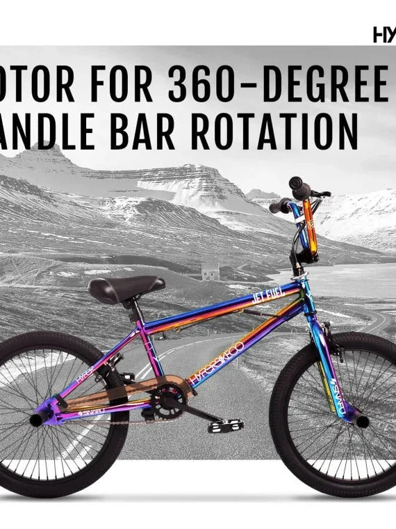 Hyper Bicycles 20′′ Jet Fuel BMX Bike for kids, Recommended Ages 8 to 13 Years Old
