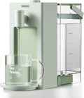 3-liter instant hot water dispenser, desktop water heater, with 8 temperature settings and 5 water volume options, quickly heats up, highly suitable for home and office use, featuring a warm and pleasant light green design.