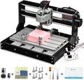 Router Kit GRBL Control 3 Axis Plastic Acrylic PCB PVC Wood Carving Milling Engraving Machine, XYZ Working Area 300x180x45mm1 pcs
