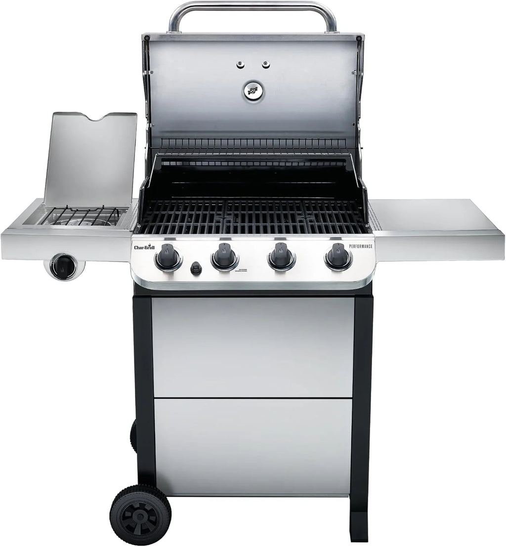 Performance Stainless Steel 4-Burner Cart Style Gas Grill1 pcs