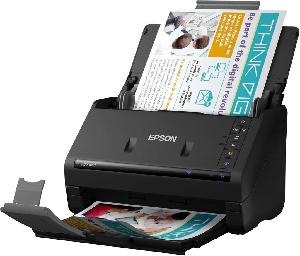 Wireless Color Duplex Desktop Document Scanner for PC and Mac, with Auto Document Feeder (ADF) and Scan from Smartphone or Tablet1 pcs