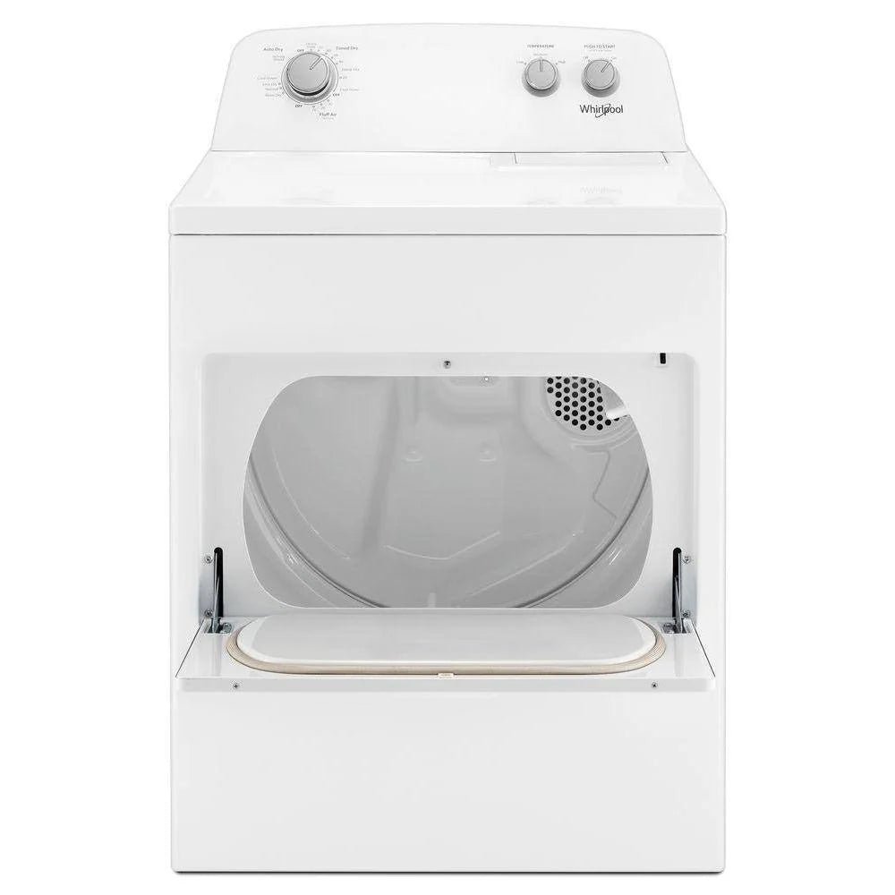 Whirlpool 7.0 cubic foot (approx. 198 liters) clothes dryer, AutoDry™ system, Wrinkle Shield™, white