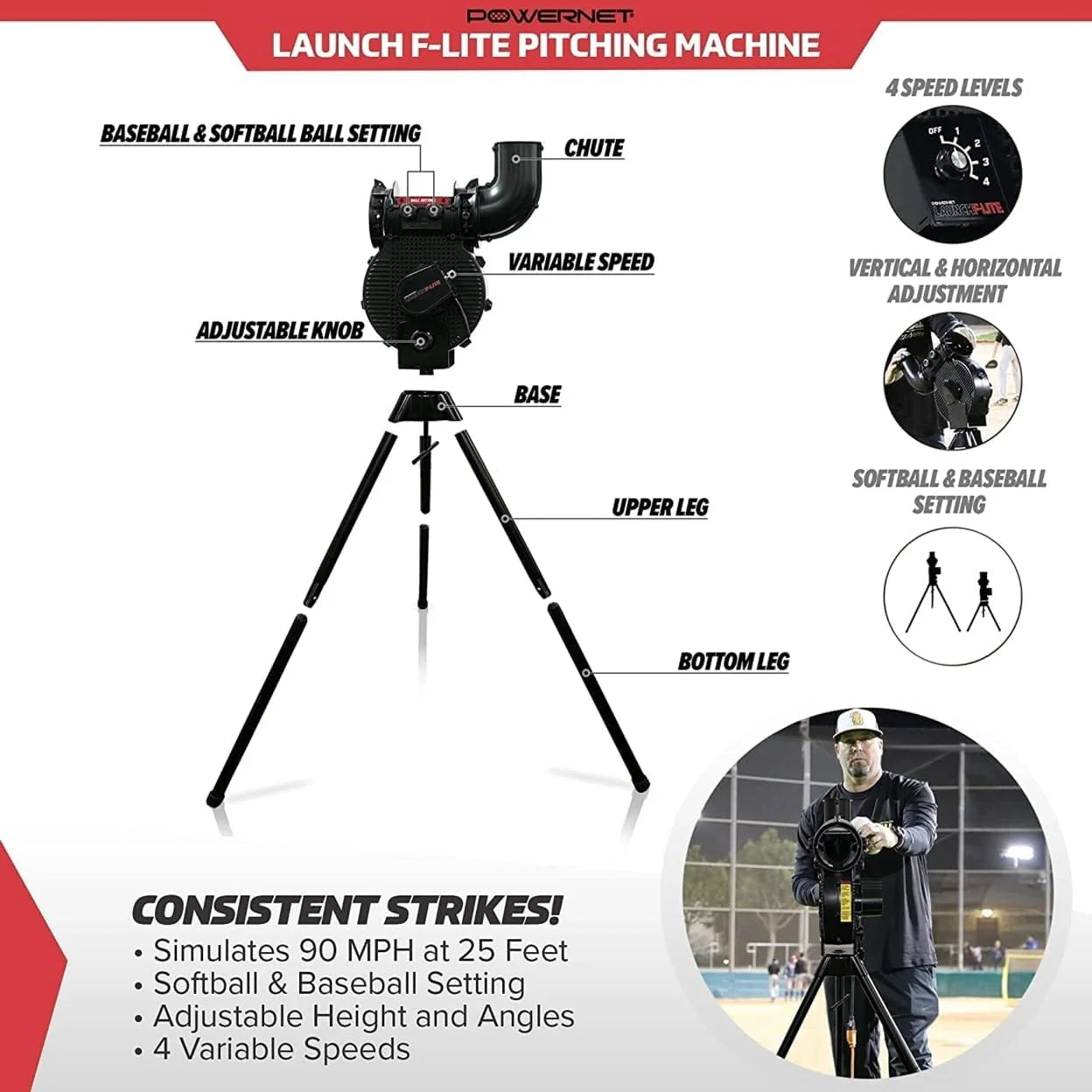 Introduce the F-lite ultra-lightweight groove practice ball, suitable for pitching machines | One dozen | Includes baseball and softball1 pcs