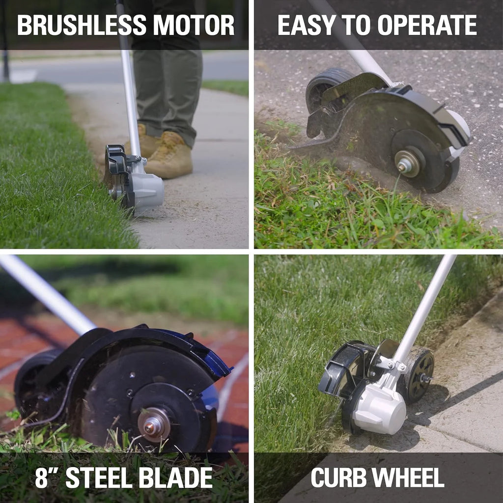 80V 8" Brushless Edger, Battery and Charge Not Included1 pcs