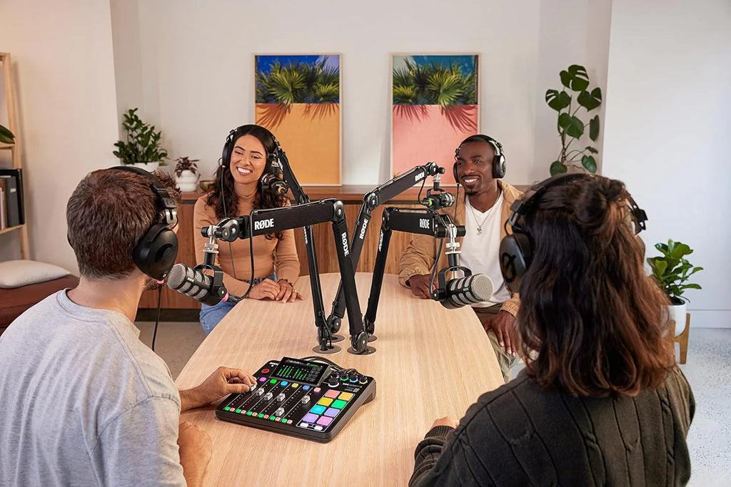 RODE RODECaster Pro II All-in-One Production Solution for Podcasting, Streaming, Music Production and Content Creation, Black1 pcs