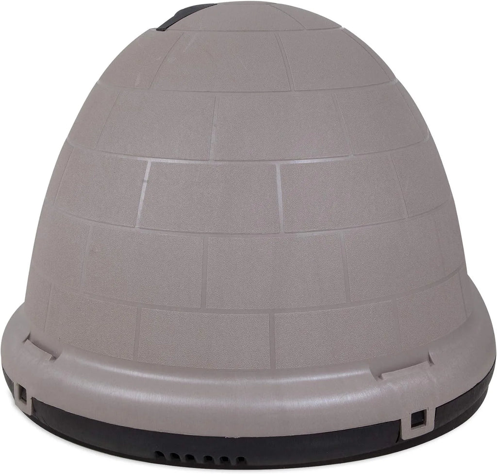 Petmate Indigo Dog House (Igloo Dog House, Made in USA with 90% Recycled Materials, All Weather Protection Pet Shelter) for XL Dogs  90 to 125 pounds, Made in USA