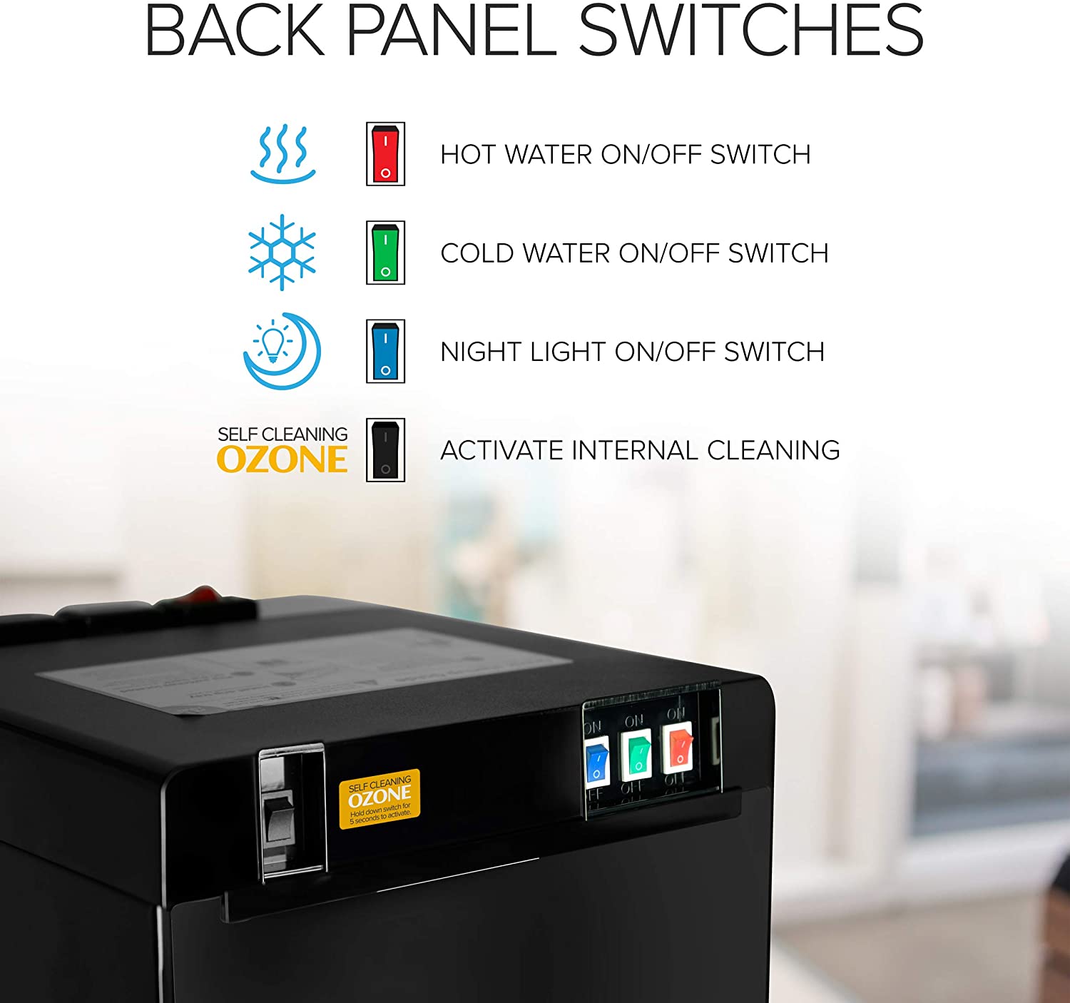 Brio Self Cleaning Bottom Loading Water Cooler Water Dispenser  3 Temperature Settings
