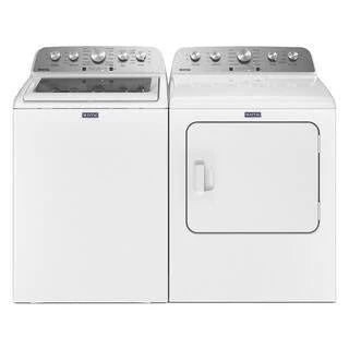 Maytag Top-Loading Washing Machine with 4.8 Cubic Foot Capacity and Extra Power Boost, White – MVW5430MW