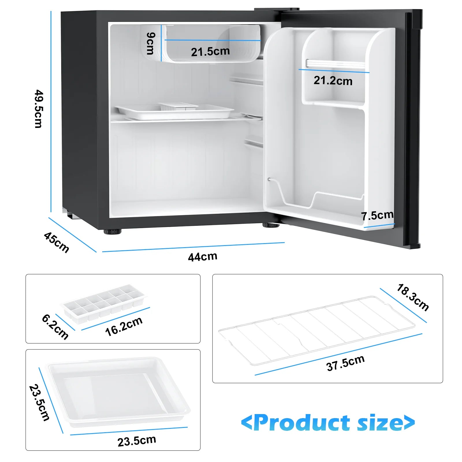 48L Compact Refrigerator Mini Bar Fridge