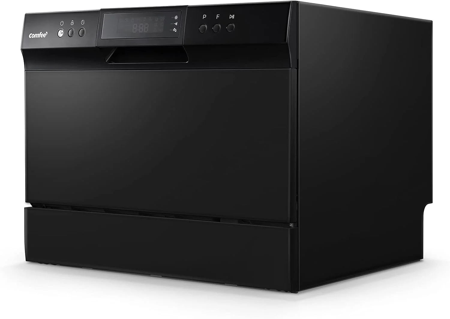 Countertop Dishwasher, Energy Star Portable Dishwasher, 6 Place Settings, Mini Dishwasher with 8 Washing Programs, Speed, Baby-Care, ECO& Glass, Dish Washer for Dorm, RV& Apartment1 pcs