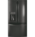 GE Appliances PFE28KBLTS 36 Inch French Door Refrigerator Black Stainless Steel