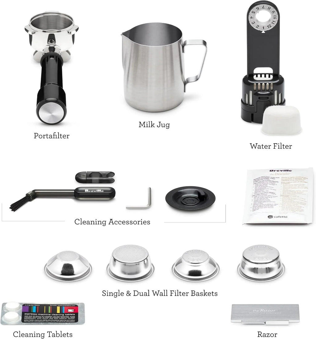 Impress Espresso Machine, Black Stainless Steel1 pcs