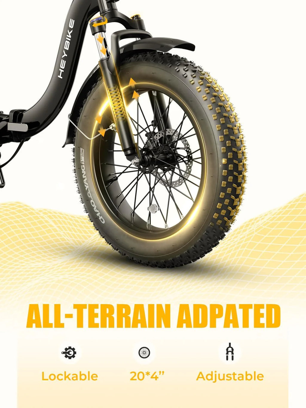 2.0 Electric Bike for Adults, Peak 1400W Peak Motor Ebike, 45KM/H Max Speed [20"*4 Fat Tire All-Terrain] 600Wh Removable Battery Folding Step-Thru E Bike with Front Suspension1 pcs