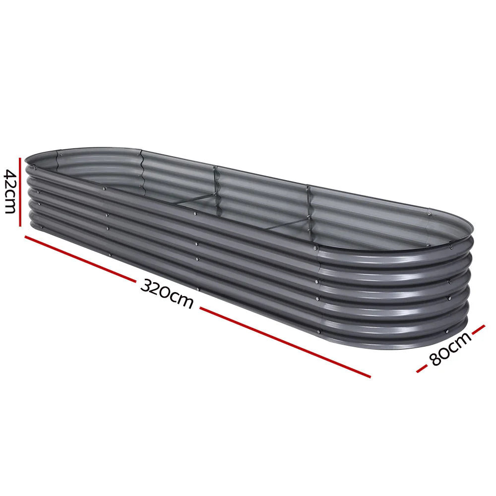 Anti-Rust SGCC Steel Raised Garden Bed - Greenfingers