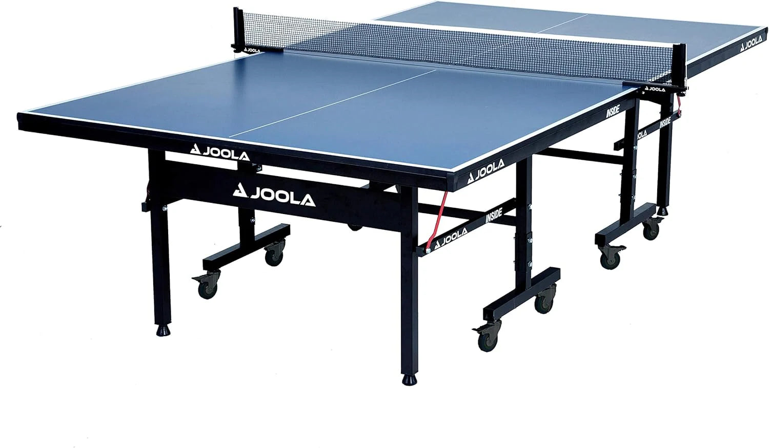 Professional-grade medium-density fiberboard indoor table tennis table, equipped with a quick-locking table tennis net and a stand set - assembled in 10 minutes easily - of high quality - foldable, with a single-player playing mode1 pcs