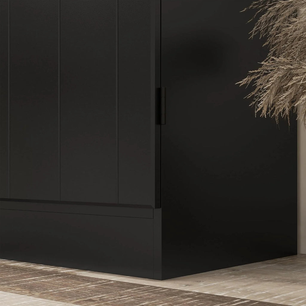 70" Tall Kitchen Pantry Cabinet, Freestanding Buffet Storage Cabinet with 4 Doors and 2 Adjustable Shelves, Natural1 pcs