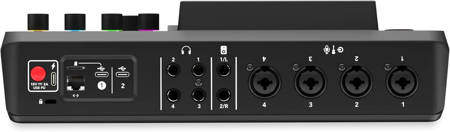 RODE RODECaster Pro II All-in-One Production Solution for Podcasting, Streaming, Music Production and Content Creation, Black1 pcs