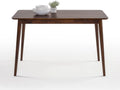 47 Inch Wood Dining Table / Solid Wood Kitchen Table / Easy Assembly, Espresso1 pcs