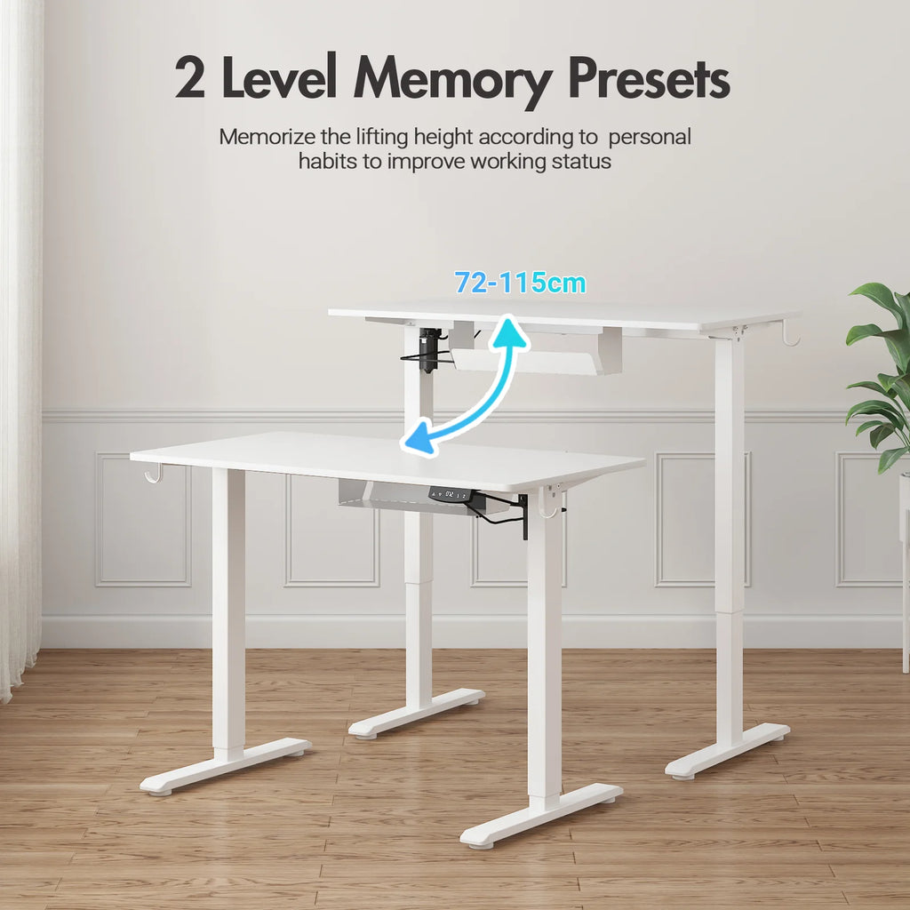 Electric Standing Desk Height Adjustable 100cm
