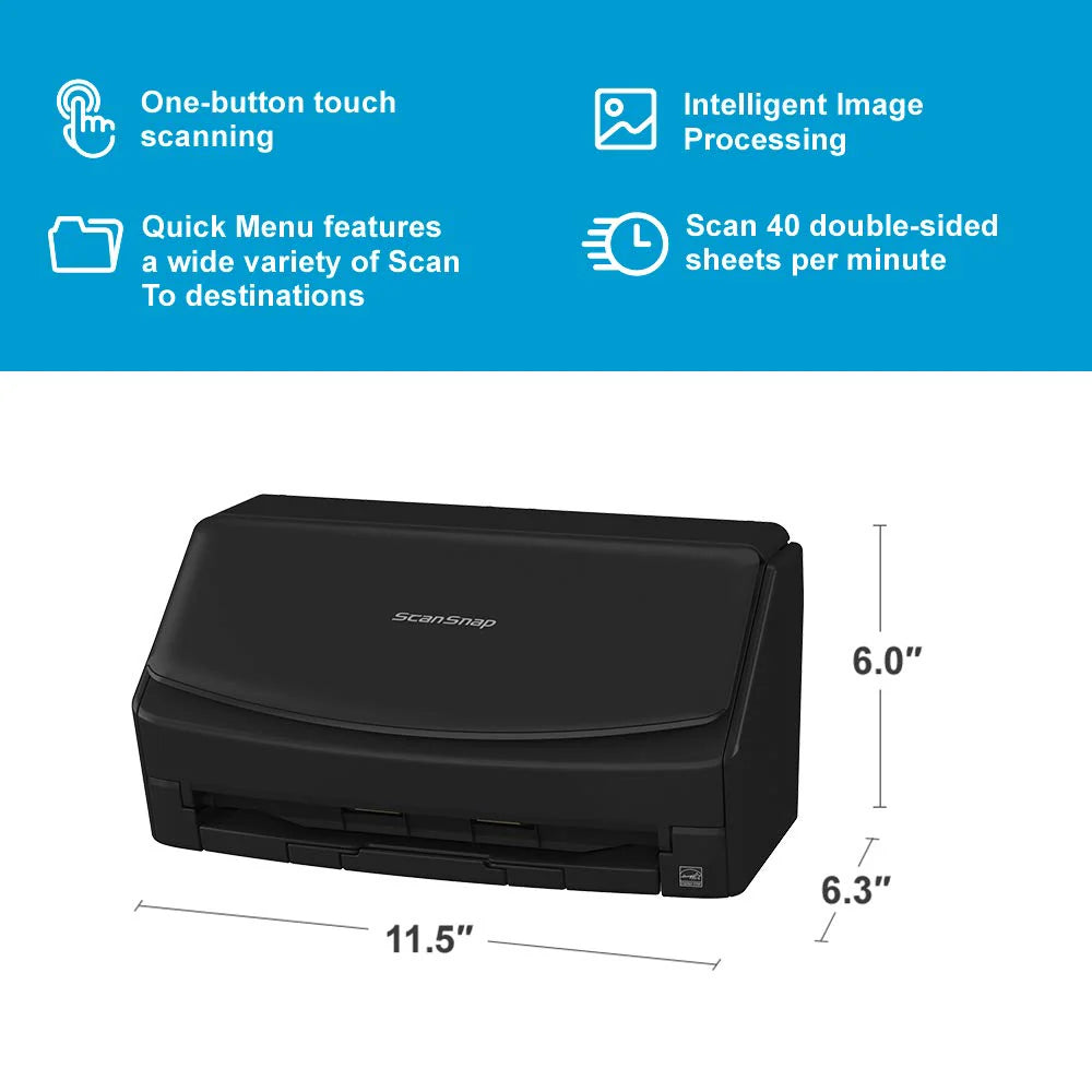ScanSnap iX1400 High Speed Color Document, Photo & Receipt Scanner