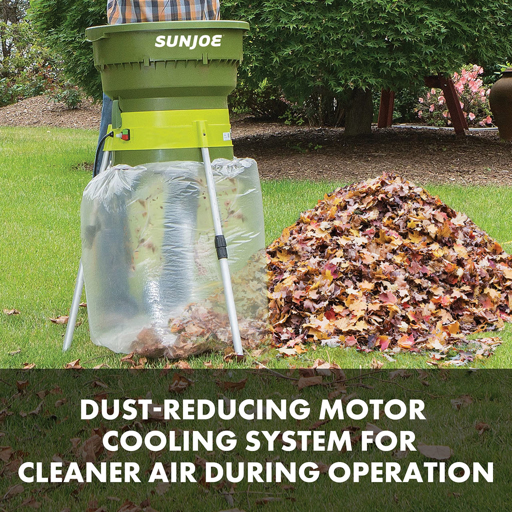 Sun Joe Electric Leaf Mulcher 13-Amp 16:1 Reduction Ratio