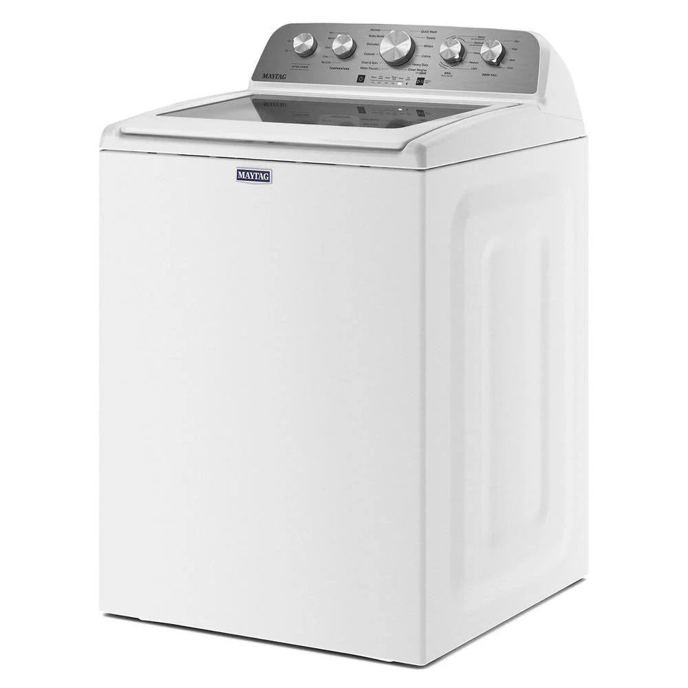 Maytag Top-Loading Washing Machine with 4.8 Cubic Foot Capacity and Extra Power Boost, White – MVW5430MW